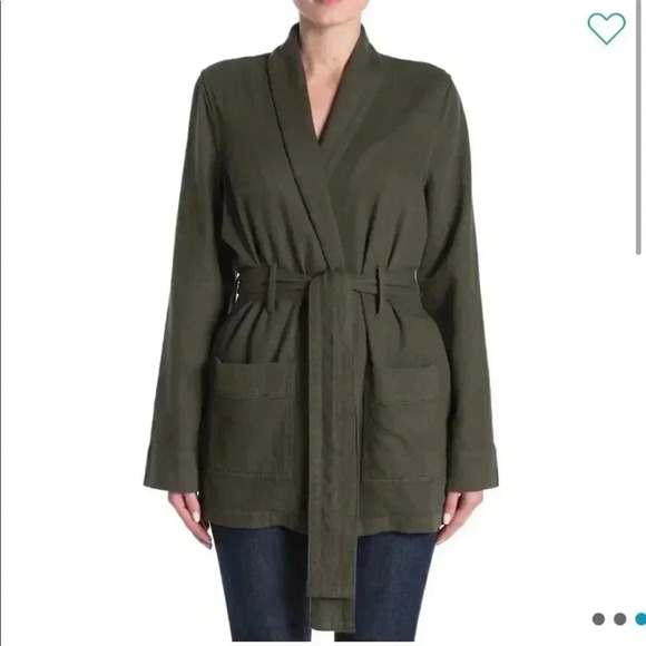 Good American Wrap Belted Jacket - Picture 2 of 7